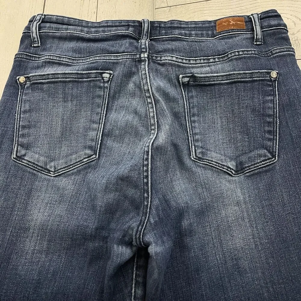 Judy Blue Women's 15 / 29 Dark Wash Mid-Rise Skinny Fit Denim Jeans JB82132DK - Picture 3 of 10